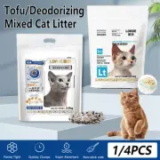 Tofu Corn Cat Litter 2.5 2.6KG Mixed Deodorant Flushable Pet Mixed Toilet AU