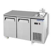 GTR2100BS GRAND True Quality Two Door Work Bench Fridge With Sink