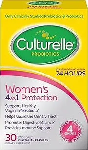 Culturelle Women’s Healthy Balance Probiotic for Women | 30 Count | with Probiotic Strains to Support Digestive, Immune and Vaginal Health* | with The Proven Effective Probiotic | Packaging May Vary