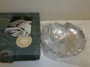 Wilton Armetale Shell Hors D’vres #356904 Metal Serving Dish with Dip Bowl