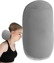 [Generic] Round Cervical Roll Bolster Pillow, Soft Microbead Travel Neck Support Pillow, Microbead Bolster Tube Pillow, For Sofa Recliner Couch Offices Chair Airplanes Sleeping Travel Great pai-n-relief Support