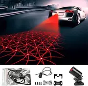 Motorcycle Laser Light Projector Taillight LED Lamp Signal Warning Styling Motorcycle Accessories Light Collision Car