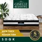 Giselle Mattress Queen King Single Double Bed Tight Top Pocket Spring Foam 30cm