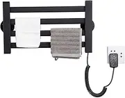 Heated Towel Rack, Electric Towel Warmer, Wall Mount Constant Temperature Heating 304 Stainless Steel Heated Towel Rail for Bathroom Towel Racks for Bathroom Rail Radiator