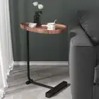 NEW Snack Side Table, C Shaped End Table for Sofa Couch Bed Room Small Table