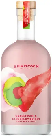 Sundown Grapefruit & Elderflower Gin 700ml