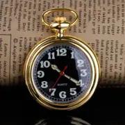 Watch Pocket Quartz Vintage Dial Women Steampunk Men Smooth Case Analog Arabic