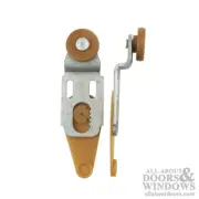 Closet Door roller assembly, 1 inch Dia. Wheel - Back