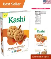 Cold Breakfast Cereal, Vegan, Made with Whole Grains, Maple Waffle Bites 8 Boxes