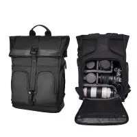 在飛比找博客來優惠-【Prowell】一機多鏡多功能相機後背包 相機保護包 專業