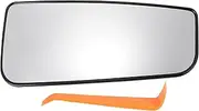 X AUTOHAUX 1Set Tow Mirror Glass Replacement for Ford F150 2015-2022 Right Passenger Side Lower Part W/Backing Plate No.FL3Z17K707K Real Glass Plastic