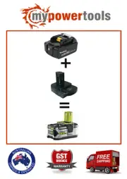 Makita 18V LI-on Battery Converter Adapter to Ryobi One+ 18V Tools - BL1850B