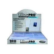 Ultra Pro 9-Pocket Portfolio Silver Series - 9 Pocket Pages (100) SW (New)
