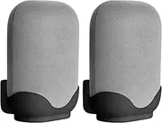 [honecumi] [2 Pack] Wall Mount for Google Nest Audio, Google Nest Speaker Mount Desktop Stand- Wall Mount Stand Holder for Google Nest Voice Assistant- Elegant Black