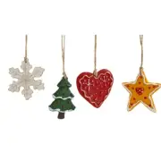 Desktop Sofa Bookcase Bookshelf Dining Table Christmas Resin Ornaments Pendant