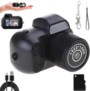 Zoomu Mini Camera Key Holder,Zoomu Camera,2025 New Key Holder,Portable Tiny Photo Video Cameras for Travel Study Recording (with TF Memory card-16G)