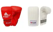 Muka Boxing Gloves Sparring Mitts Muay Thai Punching Bag Kickboxing MMA Training