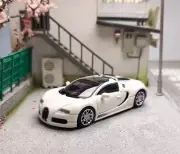 GB Mortal 1:64 White Veyron SS Super Racing Sports Model Diecast Collect Car
