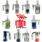 Blind Box 1pc 14mm 90° Ash Catcher Shower Head 90 Degrees for Hand Pipe Hookah