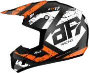 AFX FX-17 Attack Helmet Black/Org
