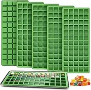 Tiangrid 5 Pcs Silicone Food Molds for Harvest Right Freeze Dryer Harvest Right Medium Square Trays Dividers Food Mold for Fruit Vegetable Cake Freeze Drying Accessories (Medium)