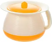 Gatuida Portable Urinal Pan Seat Pot Children's Urinal Lid Easy to Carry Adult Potty for Home Random Color