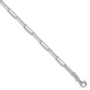 Sterling Silver 3.5mm D/C Paperclip Chain