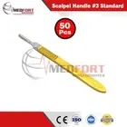 50Pcs Scalpel Handle #3 Standard, Plastic Surgery instruments, German Stainless