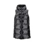 [PINKO] PINKO Glossy coated nylon padded vest Woman M M Black