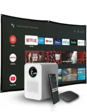 HP projector CC500 HD 1080p, Motorized focus, smart tv, Eye-Friendly, hdmi