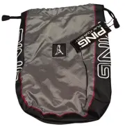 Ping Golf AC Shoe Sack Bag New Tags NWT Silver Black Velour Lined Drawstring