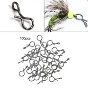 Make Your Fishing Experience More Productive with 100 Fly Hook Swivel Snaps