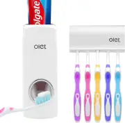Olet Automatic Toothpaste Dispenser, Toothpaste Squeezing and Tooth Brush Holder