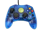 Replacement Controller For Xbox Original Blue Transparent By Mars Devices 7Z