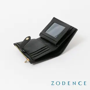 【ZODENCE 佐登司】ZORA進口牛皮三層短夾(雙12限定/多色任選)