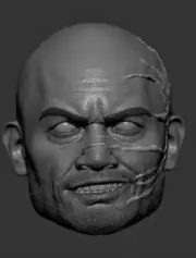 Bad Batch Wrecker Clone custom head for 4" 6" 7" 12" Star Wars action figures