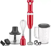New KitchenAid KHBBV83PA Cordless Variable Speed Hand Blender w/ Accessories