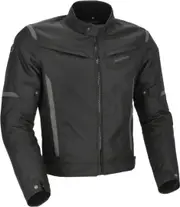 Acerbis X-MAT 2.0 Motorcycle Textile Jacket, black-grey, Size S for Men Black Grey