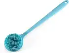 Silicone Back Scrubber for Shower, Soft Bath Body Brush Washer with Long Handle