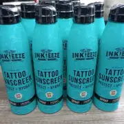 Inkeeze Hi-defintion Tattoo Sunscreen SPF 50 UVA/UVB Protect+Hydrate 6 Oz