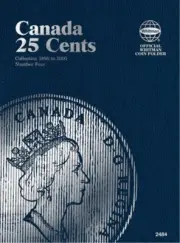 Canadian 25 Cents No. 4 1990-2000, Whitman Coin Folder/Album