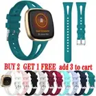 Replacement Slim Silicone Sport Watch Band Soft Strap For Fitbit Versa 3 4 Sense