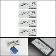 Tannoy Guy R Fountain AUTOGRAPH logo badge Sticker Decal 71mm(2.79")X31mm(1.22")
