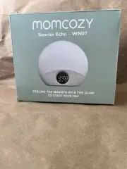 Momcozy Sunrise Echo WN07 Night Light Alarm Clock White Noise Machine New In Box