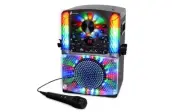 Singing Machine SML625BTBKD Bluetooth CD+G Karaoke System Black
