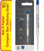 BLUE Parker Ballpoint Pen Refill Medium 1.0 mm Factory Sealed Pack