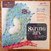 NEW Ann Williams Craft-Tastic String Art Kit for Kids - makes 3: Bird*Star*FUN