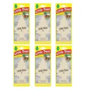 6 x Magic Tree Little Trees Car Home Air Freshener Freshner Scent - COCONUT