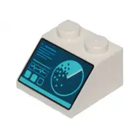 在飛比找蝦皮購物優惠-LEGO 樂高 白色 斜度45 2x2 控制面板 儀錶板 3