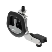 12V Power Operated Black Recessed Folding T Lock 12V Power Folding T Lock Black